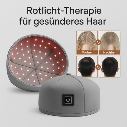 TheraCap™ – LED-Rotlicht-Therapie für Haarwachstum & Entspannung