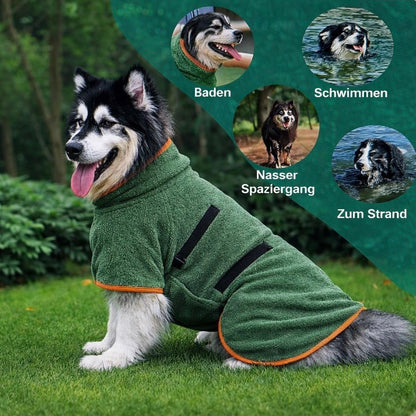 FurDry™ – Flauschiger Hunde-Bademantel