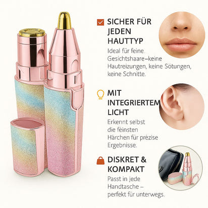 GlowTrim™ – 2 in 1 Präzisionstrimmer für Gesicht & Augenbrauen