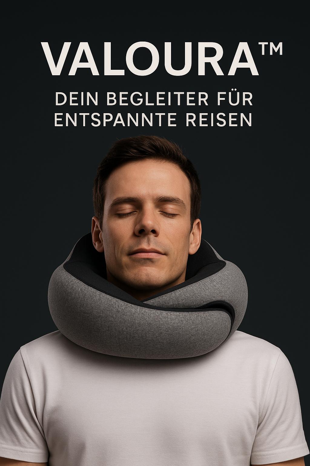 Valoura™ – Dein Reisekissen für entspannten Schlaf unterwegs