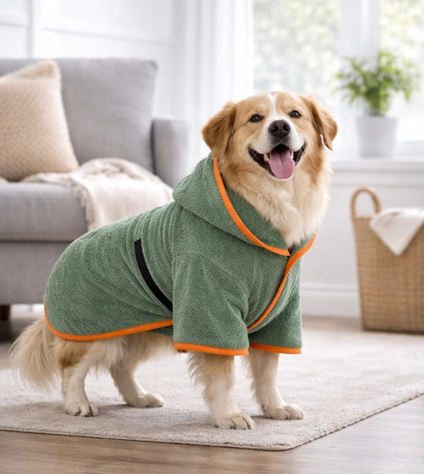 FurDry™ – Flauschiger Hunde-Bademantel