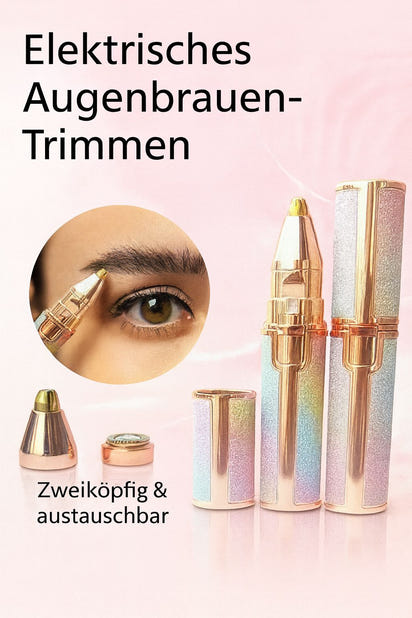 GlowTrim™ – 2 in 1 Präzisionstrimmer für Gesicht & Augenbrauen