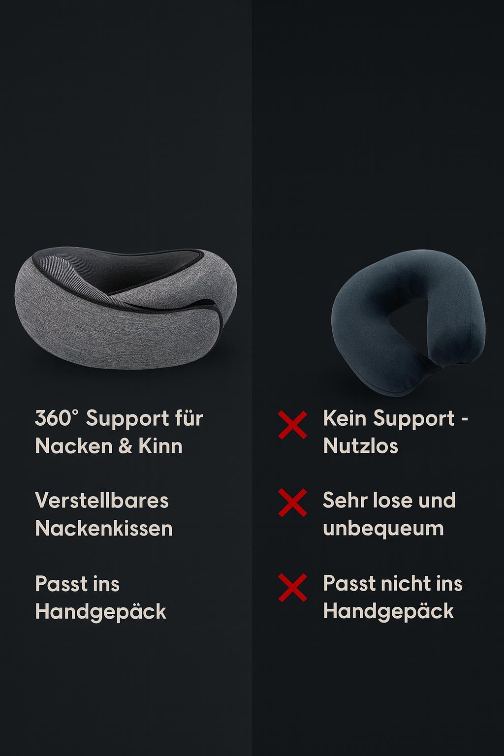 Valoura™ – Dein Reisekissen für entspannten Schlaf unterwegs