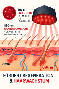 TheraCap™ – LED-Rotlicht-Therapie für Haarwachstum & Entspannung
