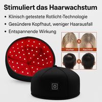 TheraCap™ – LED-Rotlicht-Therapie für Haarwachstum & Entspannung