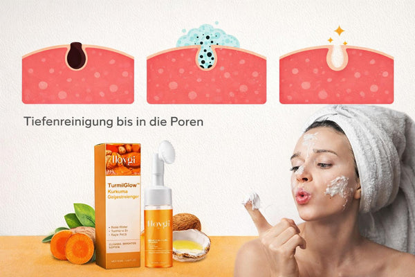 TurmiGlow™ – Sanfte Kurkuma Gesichtsreinigung